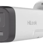 Camara Bala Turbohd 3K Hilook Thc-B257-Lts De 5Mpx/2.8Mm/40 Mts Ir Exir+40 Mts Luz Blanca/Microfono/Bocina/Exterior/Metal/Dwdr