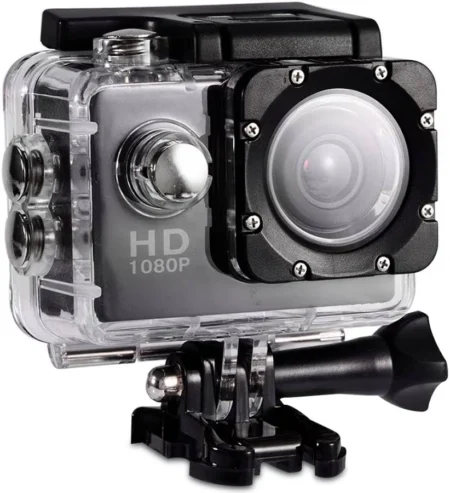 Camara Deportiva D-Bugg Dbsc01 De 1.5″/De Accion 4K/A Prueba De Agua Hasta 30M/Negro