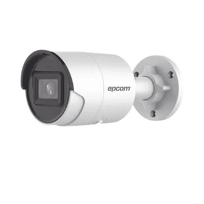 Camara Bala Epcom Xb24S/4Mpx/2.8Mm/40Mts Ir Exir/IP67/Wdr 120Db/PoE/Alambrico/Microfono Integrado