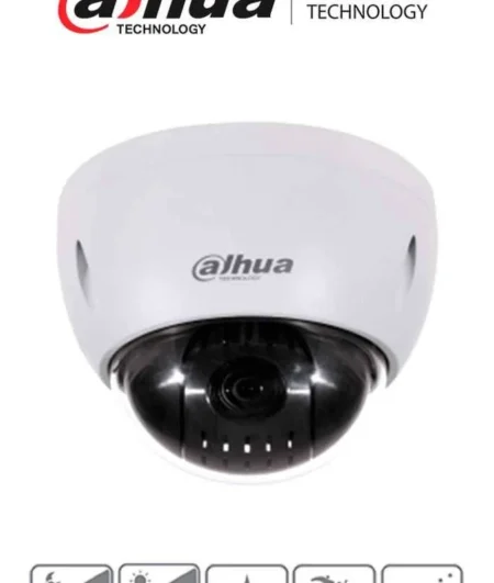 Camara Mini Domo Dahua Dh-Sd42C215-Hc-La De 2Mpx/2.8Mm/15X De Zoom Optico/Montaje En Plafon O Techo Falso/Wdr Real De 120Db/Starlight/Antivandalica Ik10/Blanco