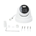 Camara Turret IP Hikvision Ds-2Cd2347G2-L(U)(C) 4Mp/Imagen A Color 24/7/Lente 4Mm/Luz Blanca 30Mts/Wdr 130Db/IP67/Captura Facial/Microfono Integrado