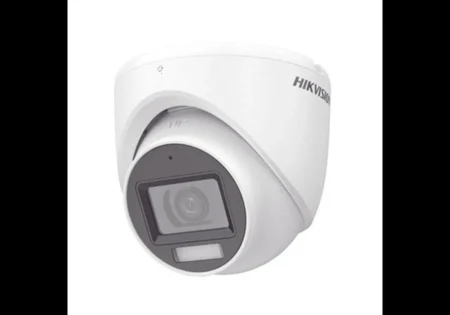 Camara Turret Turbohd Hilook Thc-T259-Ls De 3K (5Mp)/Lente 3.6Mm/40 Mts Ir Exir + 40 Mts Luz Blanca/Microfono Integrado/Exterior IP67/Dwdr