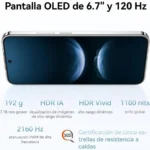 Smartphone Huawei Nova 14 6.7"/512Gb/12Gb RAM/Dual Sim/4G/OLED/5500Mah/Azul/51098Lkk