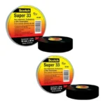 Paquete De 4 Cintas Electrica Scotch Super S33/Para Aislar/3M/Vinil/4 Piezas/Me900103271