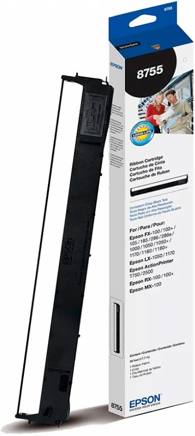 Cinta Epson 8750 Negro 10″ Para Imp. De Matriz