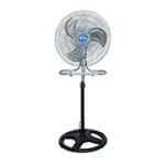 Set De 2 Ventiladores De Pedestal Shtark 16" Sht-Seve-Ngo/3Velocidades/110V/60Hz/Plastico Y Metal/Negro