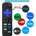Control Remoto Para Roku D-Bugg Dbrk-01/Negro