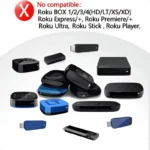 Control Remoto Para Roku D-Bugg Dbrk-01/Negro
