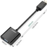 Convertidor DP Macho A VGA Hembra Ugreen 20415/Negro