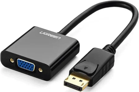 Convertidor DP Macho A VGA Hembra Ugreen 20415/Negro