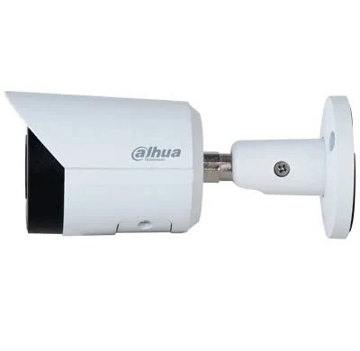 Camara Bala Dahua Dh-Ipc-Hfw2449S-S-Il De 4Mpx/2.8Mm/Iluminador Dual Inteligente+Full Color/Wizsense/95 Grados/Microfono Integrado/30M De Ir Y Luz Visible/Ranura MicroSD/Wdr 120Db/Smd Plus/PoE/IP67