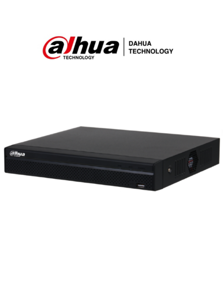 Nvr De 8 Canales IP Dahua Dhi-Nvr1108Hs-8P-S3/H H265+& H264+/8 Puertos PoE/80 Mbps/HDMI/VGA/Puerto SATA 8Tb