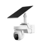 Kit De Camara Domo IP Y Panel Solar Dahua Dh-Kit/Bp4A-4G/M0508 De 4Mpx/3.6Mm/Smd/Sirena Y Luz De Disuasion Activa/Audio Bidireccional/Iluminador Dual Inteligente/Ir 30M/Luz Calida 20M/Modo Aov/Ranura Micro SD/Ip66