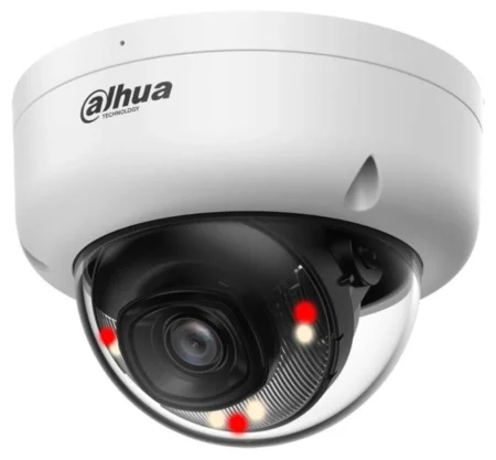 Camara Mini Domo IP Dahua Dh-Ipc-Hdbw1239E1-A-Il De 2Mpx/2.8Mm/Iluminador Dual/104 Grados De Apertura/Microfono Incorporado/Deteccion De Movimiento/IP67/PoE/Dht0040170