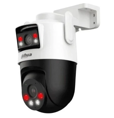 Camara IP Pt WiFi Dahua Dh-Ipc-Wpt1539Dd-Sw-5E2-Pv/10Mpx/2 Lentes De 5Mp Cada Uno (Fijo Y Pt)/Iluminador Dual Inteligente/Ir De 50M/Microfono Y Altavoz Integrados/Ia/Autotracking/Ip66