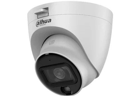 Camara Domo IP Dahua Dh-Hac-Hdw1801Tlqn-Il-A-S3, 4K/Iluminador Dual/Angulo De Vision De 106°/Iluminacion De Hasta 20Mts Con Ir O Luz Calida/Wdr Real De 120Db