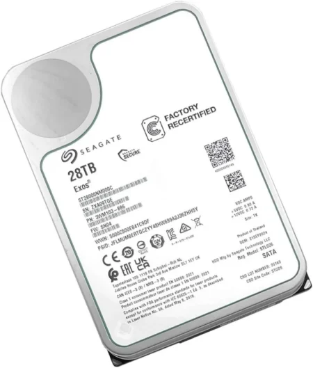 D. Duro Para Servidor 28Tb Seagate St28000Nm000C 3.5″/SATA/Rpm 7200/512Mb Cache