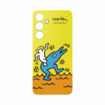 Funda Inteligente con Tarjeta Flipsuit Intercambiable - Samsung Galaxy S24 FE Flipsuit Case - Amarillo