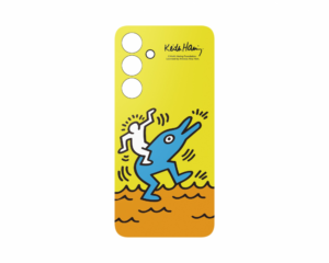 Funda Inteligente con Tarjeta Flipsuit Intercambiable - Samsung Galaxy S24 FE Flipsuit Case - Amarillo
