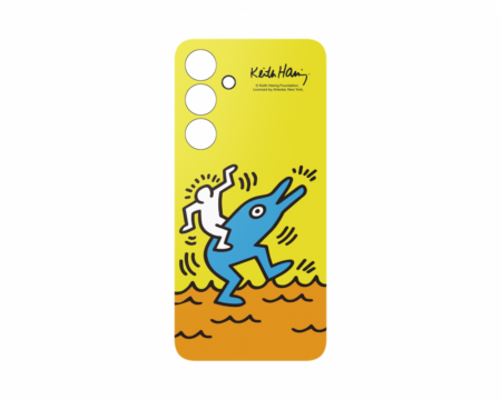 Funda Inteligente con Tarjeta Flipsuit Intercambiable - Samsung Galaxy S24 FE Flipsuit Case - Amarillo