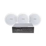 Kit De Amplificador De 120W Epcom Sf120Dtb/3Cs Para Rack Sf120Dtb/3 Altavoces De Plafon De 5.5In Sf-206P/3.75-30W/Sistema 70/100V