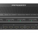 Controlador De Videowall Epcom Proaudio Epc-Mxb44Sl/4Xhdmi/Ethernet/4096X2160 4K/Seamless Switch/10 Modos De Visualizacion/Control Via Web/Ir/Rs-232 Y Tcp/IP