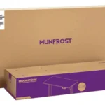 Escritorio Munfrost Gamer Moonstone/Electrico/Base Estandar/60X120Cm/Altura Ajustable/Cubierta Nougat/Blanco/Mfmesc2W