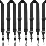 Kit De 5 Correas Fieil B0Cnsz2Bkw/Ajustables Para El Cuello/De Nailon/Para Ipad Tablet Celular O Camara Portatil/Negro