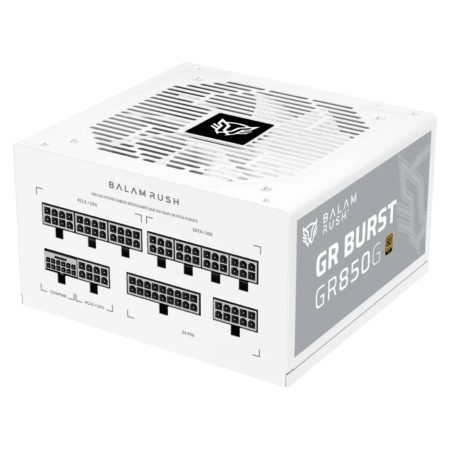 Fuente De Poder 850W ASUS Ap-850G/Modular ATX 3.0/PCIE 5.0/80 Plus Gold/135Mm/Blanco