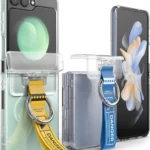 Galaxy Flip 5 Silicone Cover With Ring