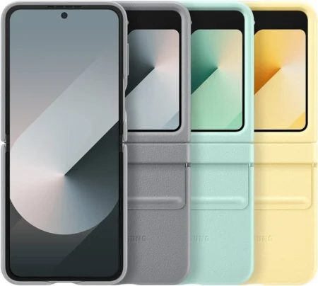 Galaxy Flip6 Flap Vegan Leather Case
