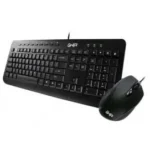 Kit Teclado Y Mouse Alambrico Ghia Gac-004/Ergonomicos/USB/1200Dpi/Negro