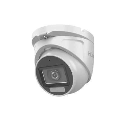 Camara Turret Dual Light + Colorvu Hilook Thc-T157-Lms De 3Kmpx/2.8Mm/30 Mts Ir + 20 Mts Luz Blanca/Coaxitron/Tvi-Ahd-Cvi-Cvbs/Metal/Smart-Hybrid Light