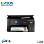 Multifuncional Epson Ecotank L3560/Inalambrico/Sistema De Tanques De Tinta/Wi-Fi/USB/Negro/C11Ck58301
