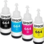 Kit De 3 Tintas Epson T664/70Ml/Amarillo/Cian/Magenta/L120/L1300/L310/L380/L395/L495/T664520-3P