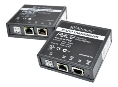 Kit De Extensor IP Y PoE Altronix Pace-1Pr-Mt/Por Cable Utp Cat5E/Hasta 500Mts/100Mbps