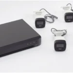 Kit Dvr 4 Canales Turbohd Dual Light Hilook Hl3Kdl/T 3K/5Mp Lite/4 Camaras Bala Dual Light/Audio Bidireccional/Fuente De Poder