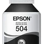 Kit De 2 Tintas Epson T504 Color Negro/T504120-2P
