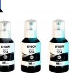Kit De 2 Tintas Epson T504 Color Negro/T504120-2P
