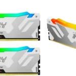 Memoria DDR5 32Gb 6400Mhz Kingston Fury Renegade (2X16Gb)/Blanco/Cl32/Non-ECC/Xmp/Rgb/Dimm/Kf564C32Rwak2-32