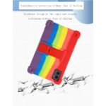 Funda Y Mica Para Tablet Lenovo Dekato Tab M8 4Th Generacion/8.7"/Cinta Giratoria Para Manos/Soporte Robusto/Negro