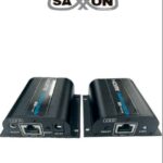 Saxxon Lkv372Pro-4.0 - Kit Extensor De Video HDMI/ Resolucion 4K/ Cat 6/ 6A Cobre / Poc/ Hasta 50 Metros/ Loop HDMI En Transmisor/ Transmisor Ir/ Plug And -
