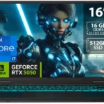 Laptop Gigabyte Gaming A16 16"/Ci7-13620H 4.9Ghz/16Gb RAM/512Gb SSD/Rtx 5050 Gddr7 8Gb/Win 11 Home/Negro/Cthi3La893Ph