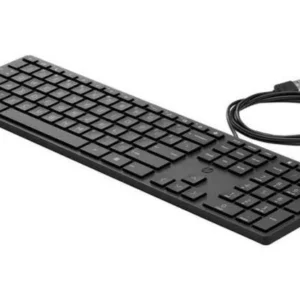 Teclado Alambrico Hp 320k Con Con Cable Usb-a 3 Botones 1200ppp