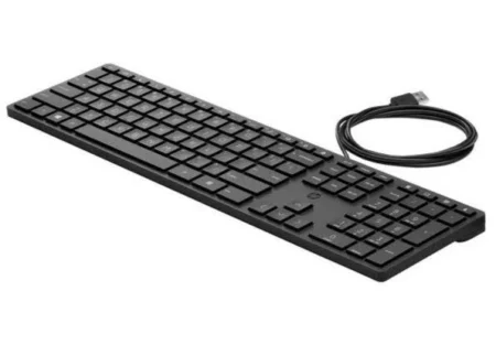 Teclado Alambrico HP 320K Con Con Cable USB-A 3 Botones 1200Ppp