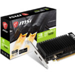 Tarjeta De Video MSI Gt 1030 Sgd4 Lp Oc, 2 Gb Gddr4, Nvidia, Geforce Gt 1030, 2Gb, Gddr4, PCI Express X16 3.0