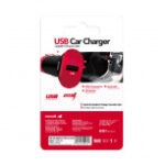 Cargador Para Auto Maxell 347408/12W/1Xusb-A/Negro-Rojo/Ua000Max06