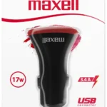 Cargador De Auto Maxell Ua000Max05/2 Puertos USB/Negro/347117