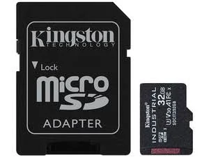 Memoria Microsdhc 32Gb Kingston Sdcit2/32Gb/Industrial Clase 10 Uhs-I/U3/V30/A1 C/Adaptador
