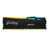 Memoria DDR5 16Gb 6000Mhz Kingston Fury Beast (1X16Gb)/Blanco/Cl30/Rgb/Expo/Dimm/Kf560C30Bwea-16